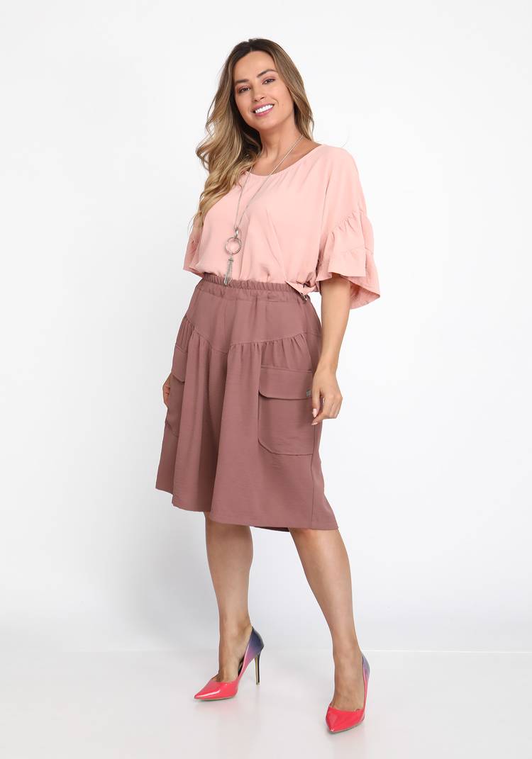 Блуза с регулируемым поясом шир.  750, рис. 13