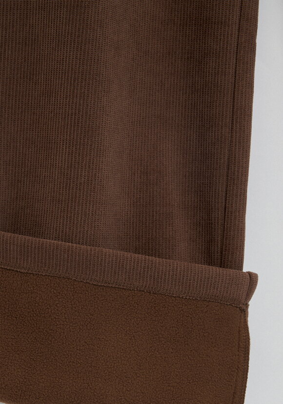 Брюки из микровельвета с начёсом шир.  580, рис. 6