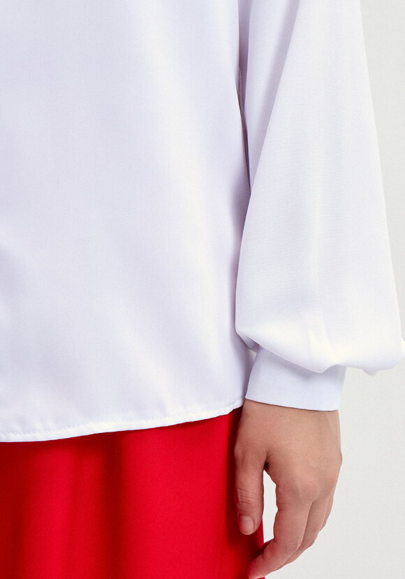 Рубашка с кружевной вставкой на груди шир.  580, рис. 5