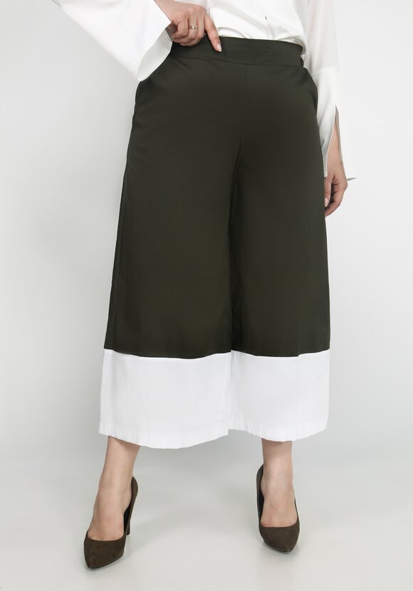 Кюлоты с контрастным кантом шир.  580, рис. 12