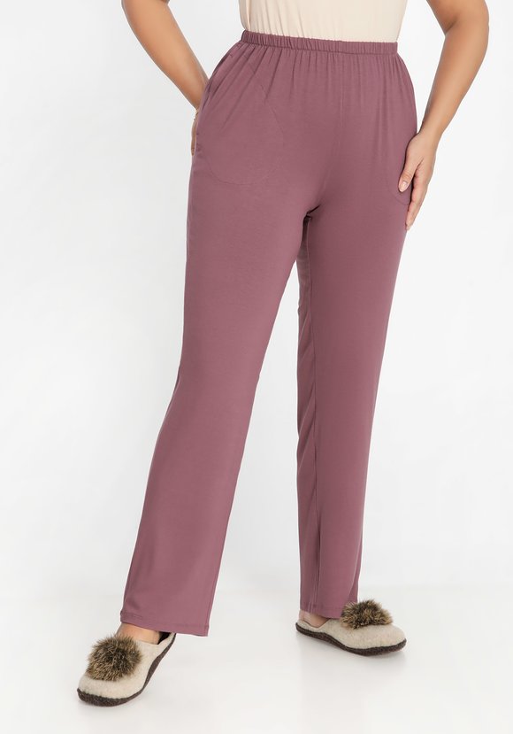 Брюки прямые на эластичной ленте шир.  580, рис. 1