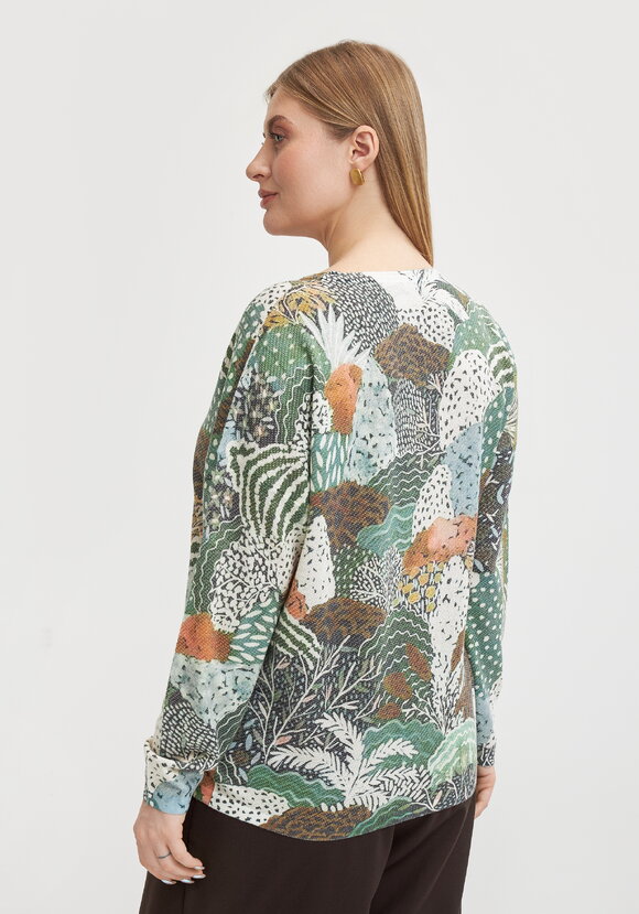 Джемпер с художественным рисунком Агата шир.  580, рис. 3