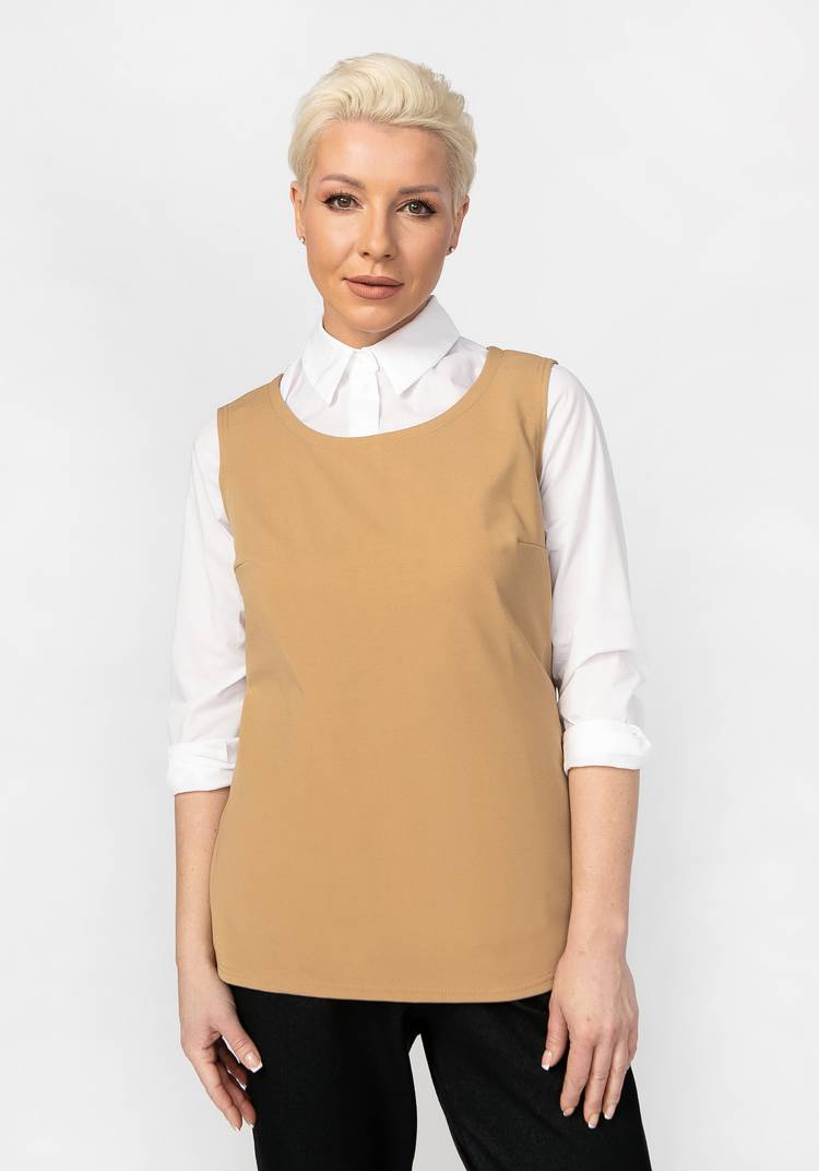 Топ женский из трикотажа Эльвира шир.  750, рис. 25