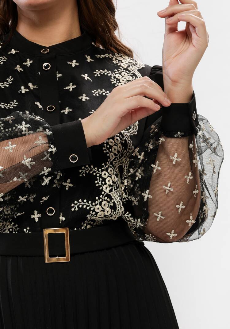 Платье с ажурным кружевом шир.  750, рис. 30