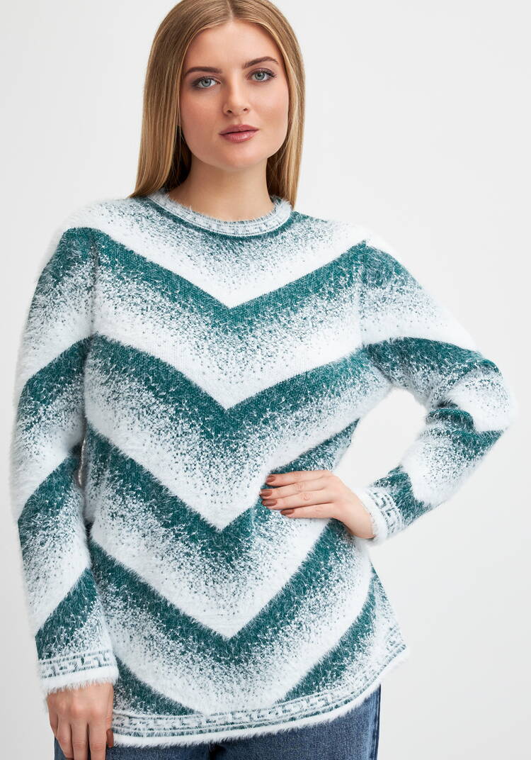 Туника с пушистым ворсом шир.  750, рис. 13