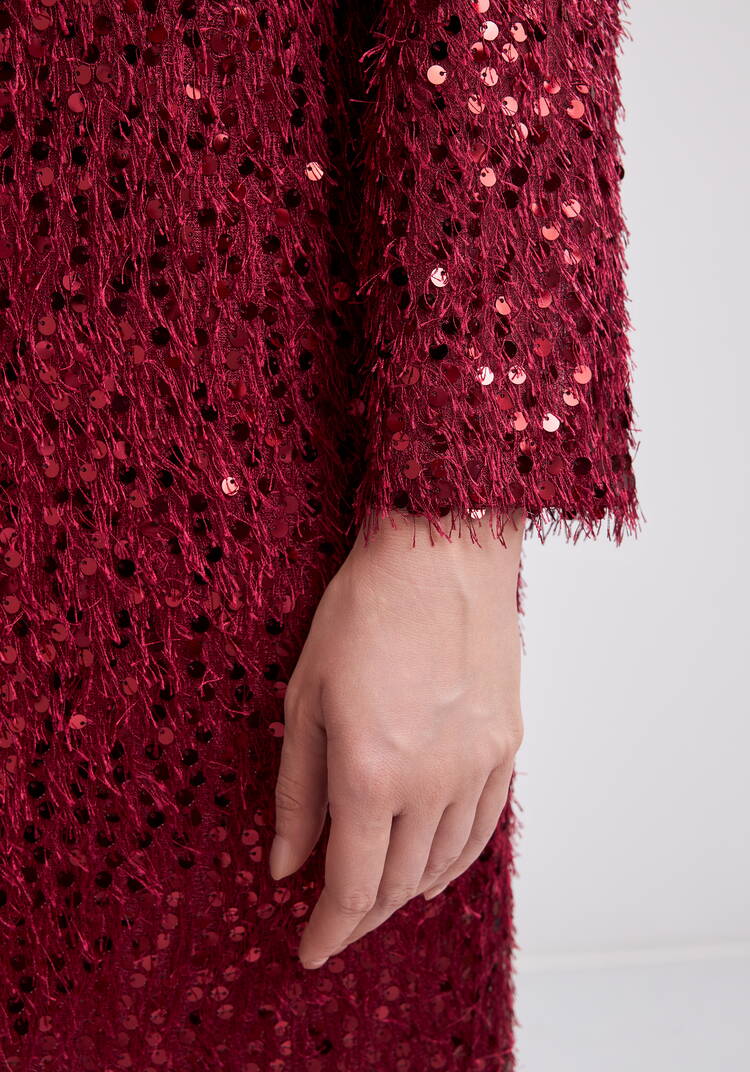 Платье футляр с паетками шир.  750, рис. 13