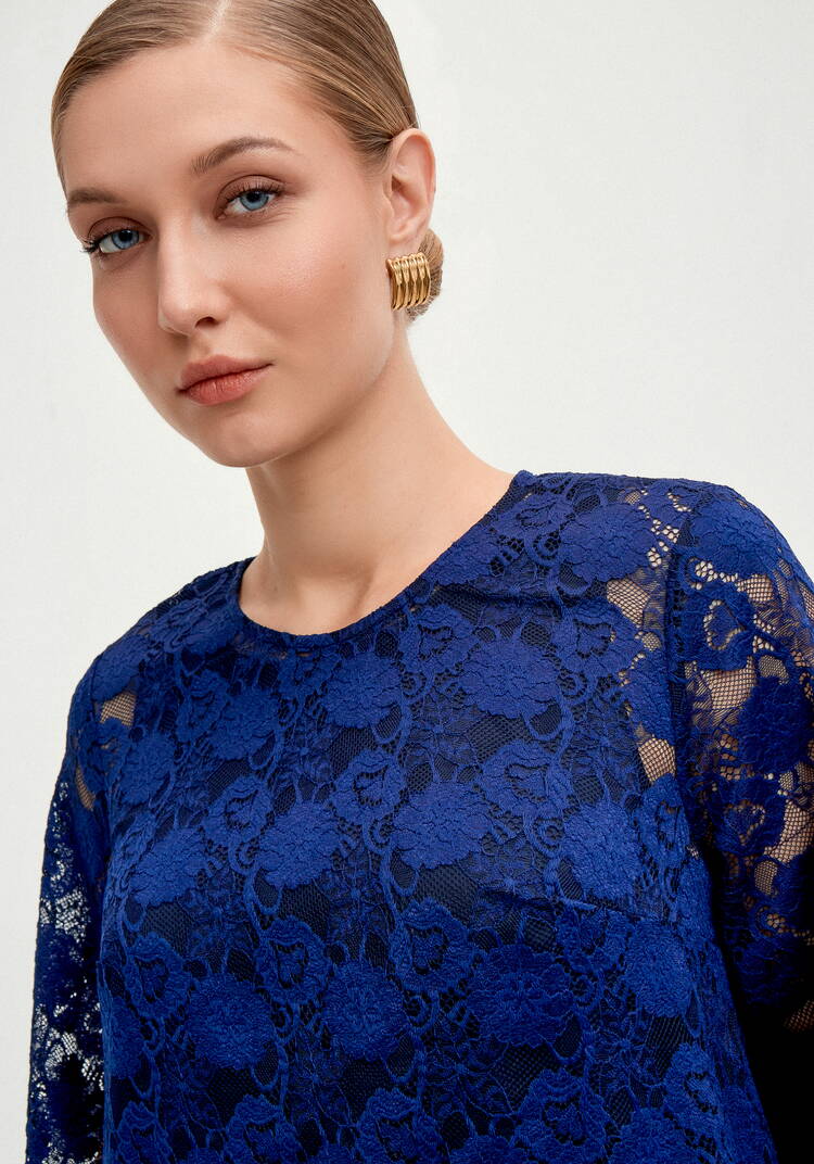 Туника из кружева с топом шир.  750, рис. 23