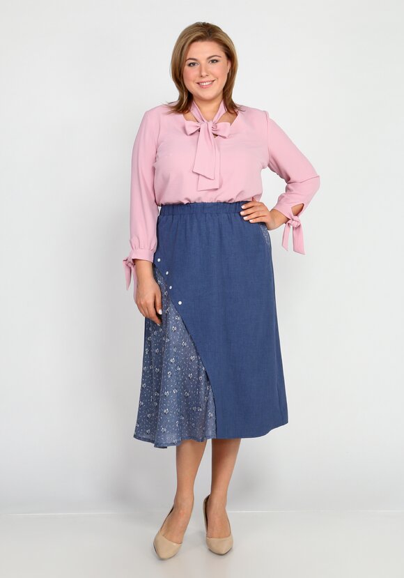 Юбка Роскошный Силуэт шир.  580, рис. 2