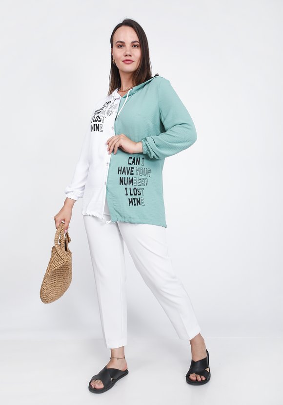 Блуза Интересный рассказ шир.  580, рис. 1