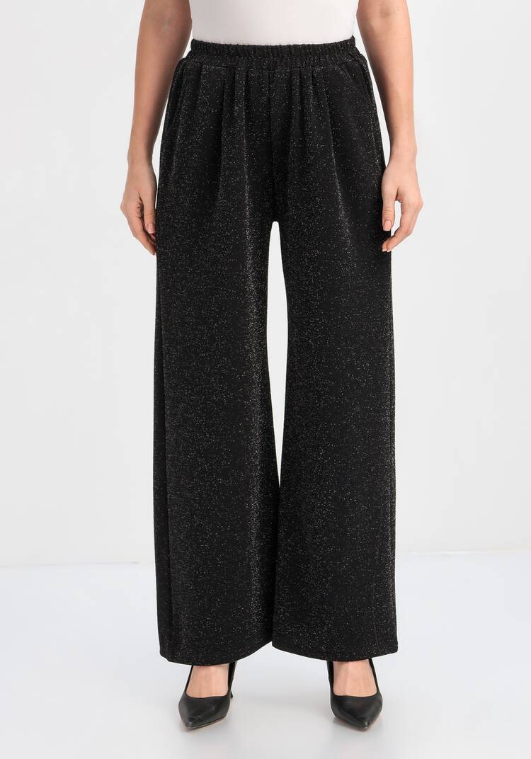 Брюки прямые с люрексом шир.  750, рис. 3