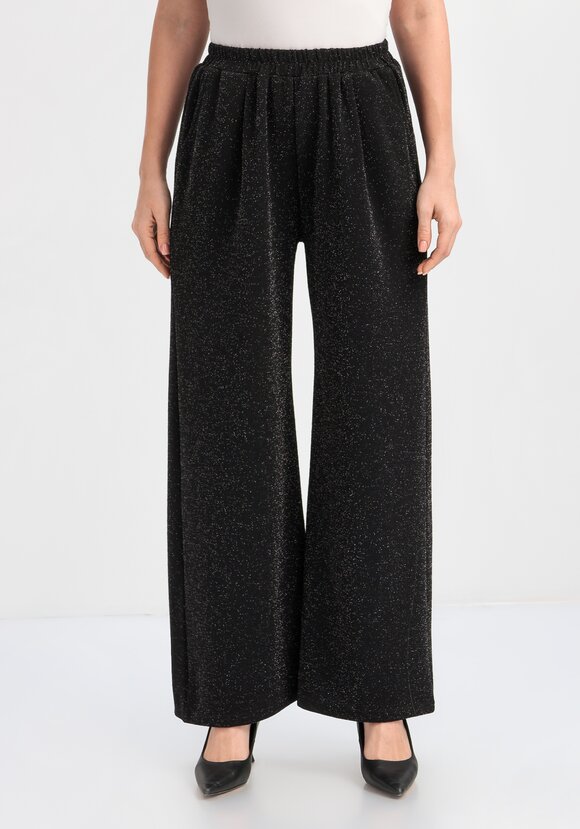 Брюки прямые с люрексом шир.  580, рис. 3