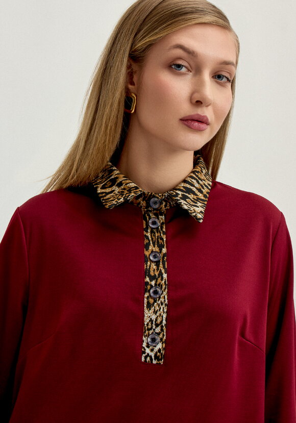 Платье с анималистичными вставками шир.  580, рис. 5