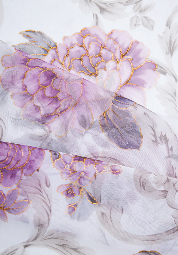 Тюль Загадка пиона шир.  580, рис. 10