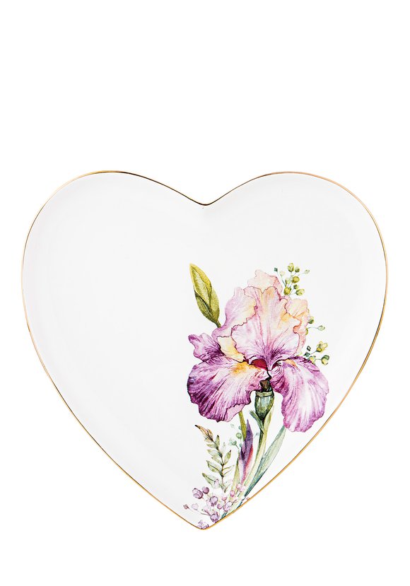 Тарелка-сердце Ирис шир.  580, рис. 1