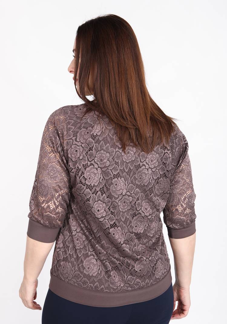 Блуза Элегантное кружево шир.  750, рис. 8