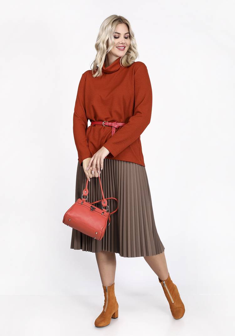 Юбка гофре с поясом на резинке шир.  750, рис. 11