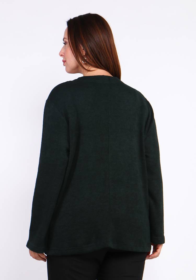 Кардиган на пуговицах с длинным рукавом шир.  750, рис. 8