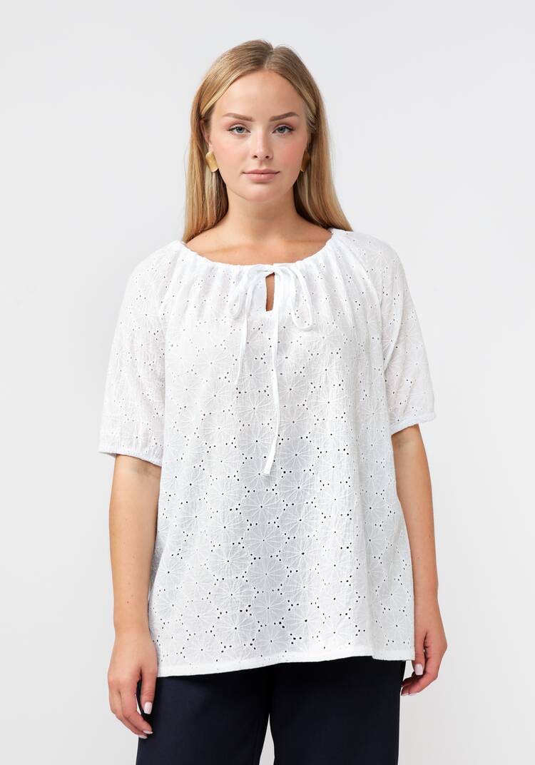 Блуза из шитья свободного кроя шир.  750, рис. 15