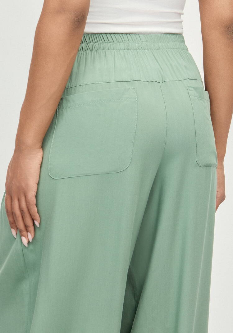 Брюки свободные с эластичной лентой по низу шир.  750, рис. 13