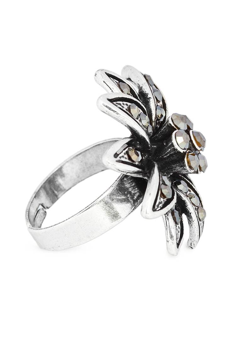 Кольцо Летние цветы шир.  750, рис. 4