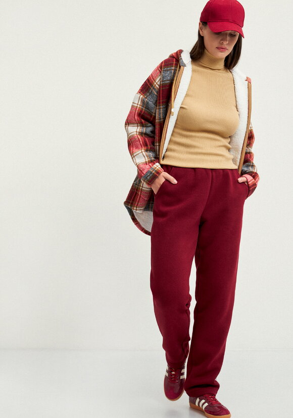 Брюки из футера с начёсом шир.  580, рис. 23