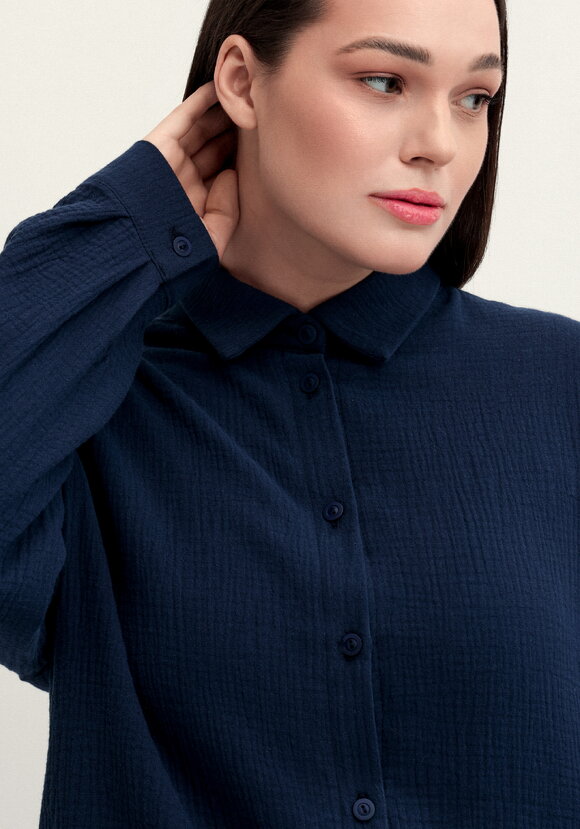 Рубашка муслиновая свободного кроя шир.  580, рис. 29