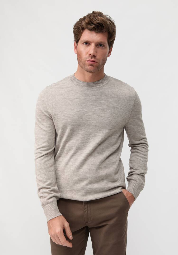 Джемпер классический с длинным рукавом шир.  750, рис. 3