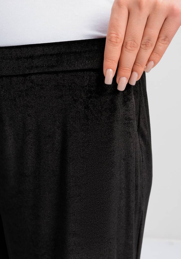 Брюки бархатные прямого кроя шир.  750, рис. 13