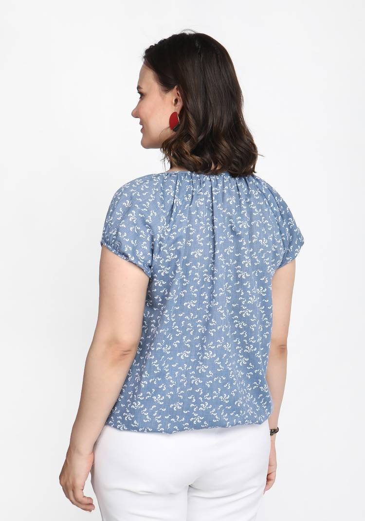 Блуза Свободное время шир.  750, рис. 10