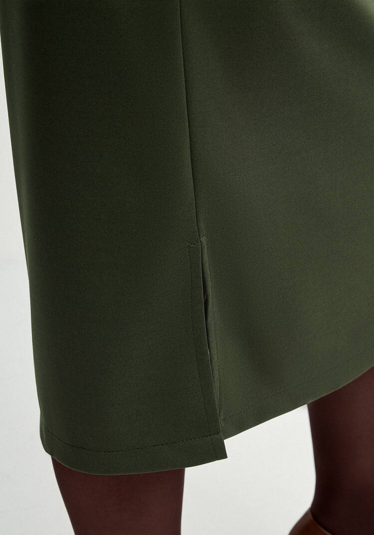 Платье с разрезами по бокам и карманами шир.  750, рис. 7