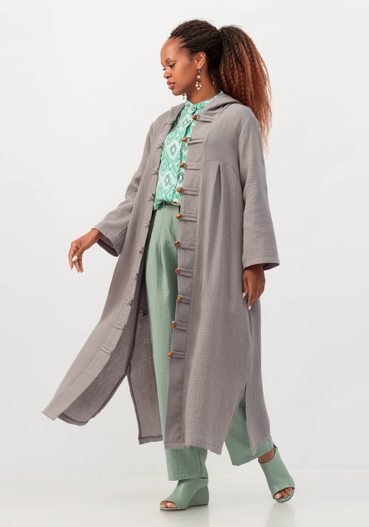 Кардиган удлиненный с капюшоном шир.  750, рис. 17