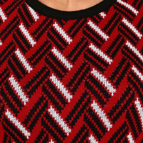 Платье вязаное с геометрическим рисунком шир.  580, рис. 11