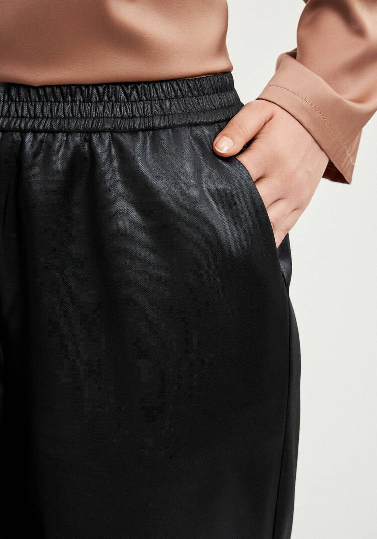 Брюки прямые с поясом на резинке шир.  750, рис. 6