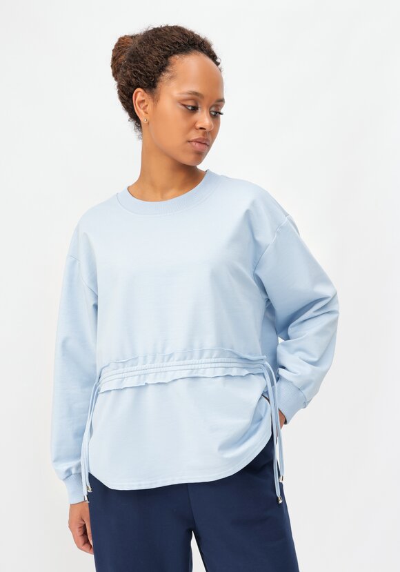 Свитшот с кулиской на талии шир.  580, рис. 7