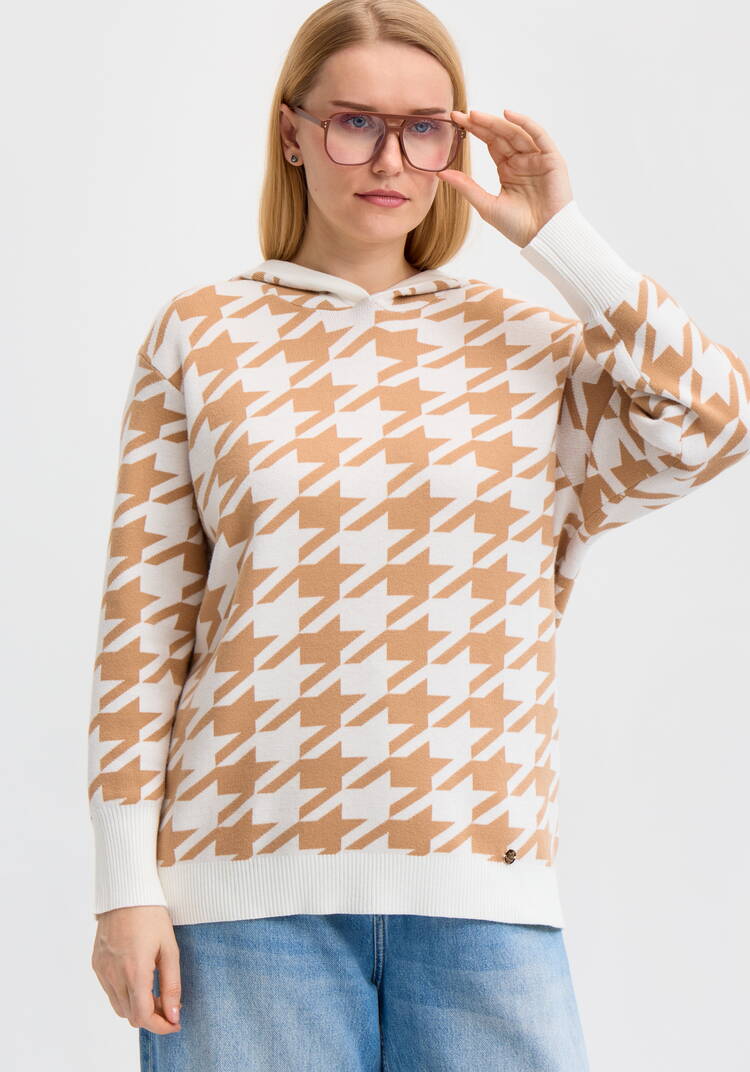 Джемпер с графическим принтом шир.  750, рис. 1