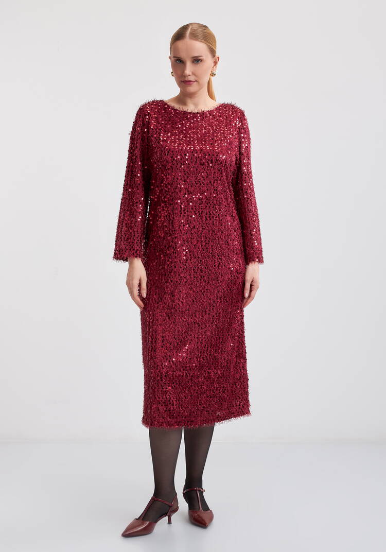 Платье футляр с паетками шир.  750, рис. 11