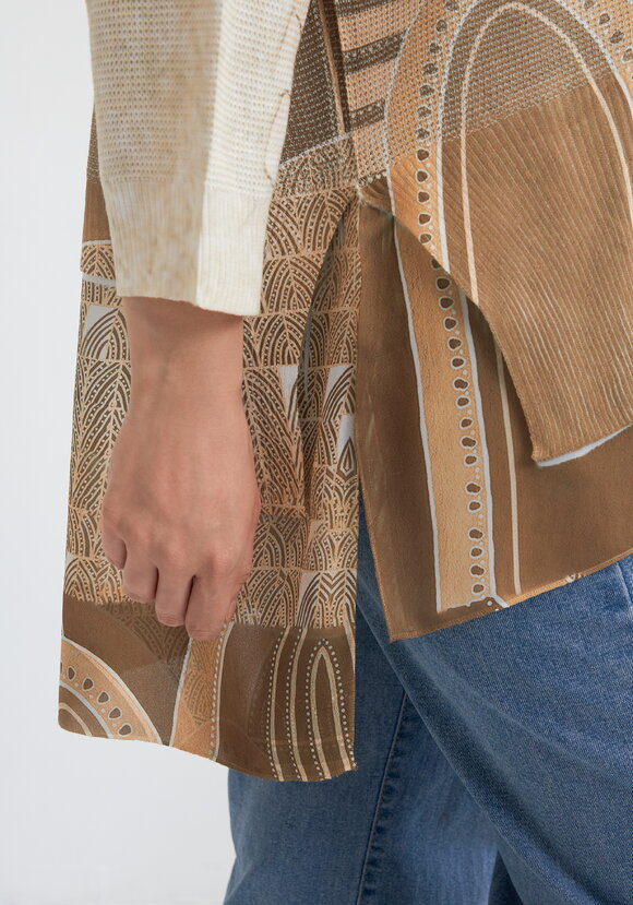 Блуза Краски жизни шир.  580, рис. 6