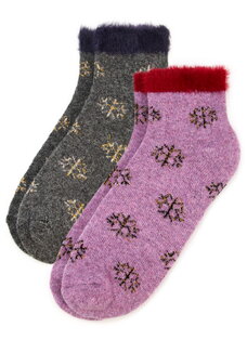 Носки с шерстью горностая, 2 пaры