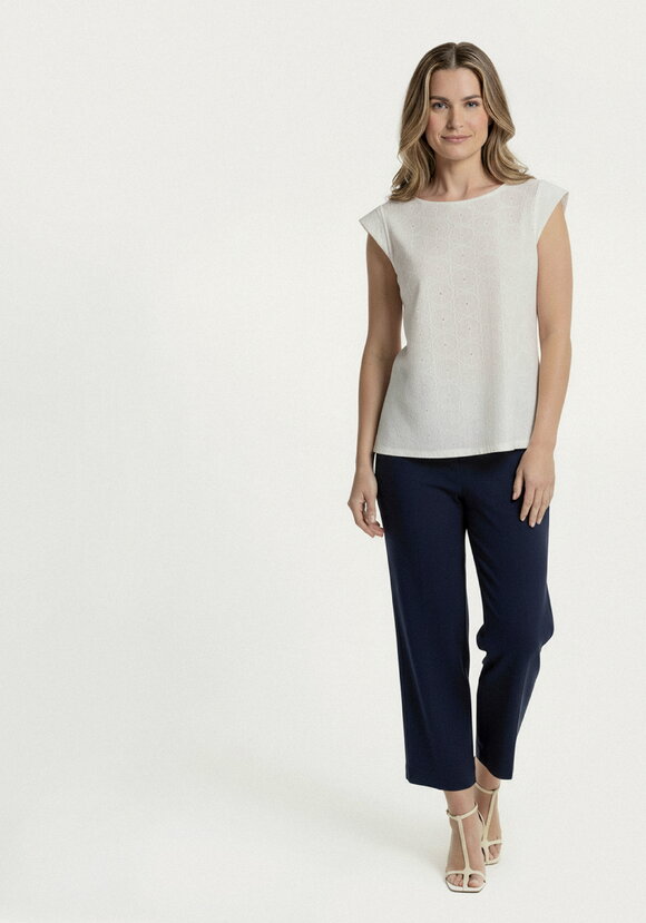 Брюки из льна Амальтия шир.  580, рис. 7