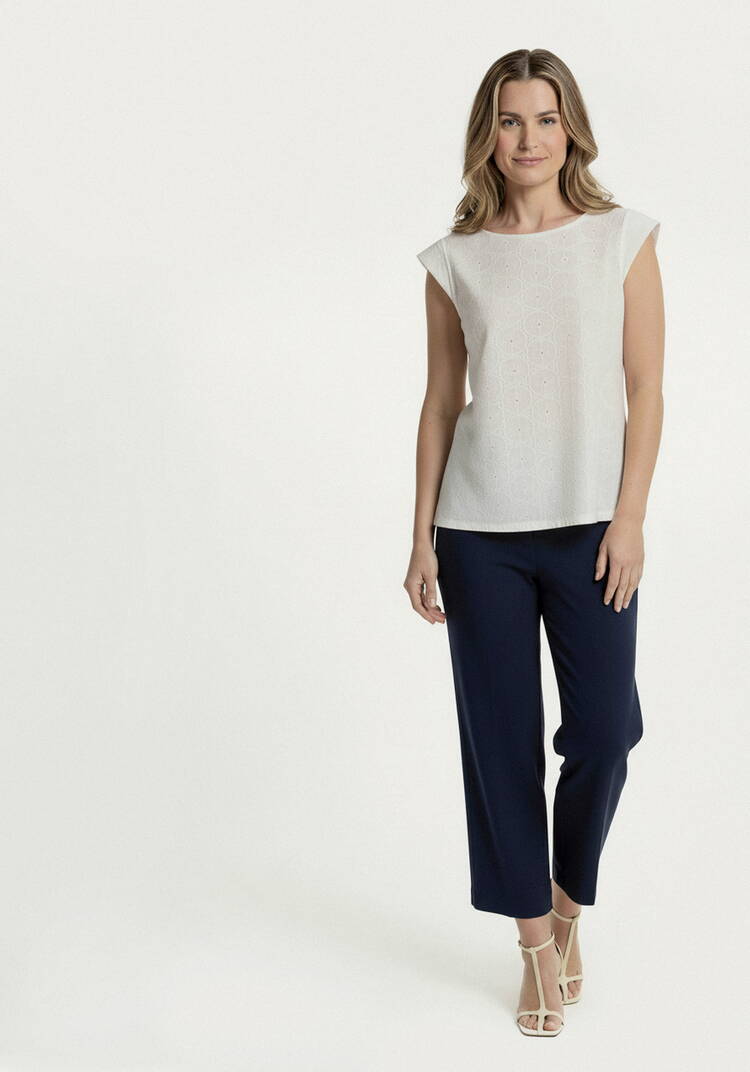 Брюки из льна Амальтия шир.  750, рис. 7