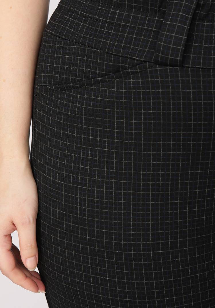 Брюки женские в клетку шир.  750, рис. 4