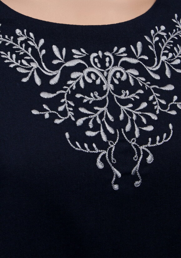 Платье из льна с вышивкой шир.  580, рис. 5