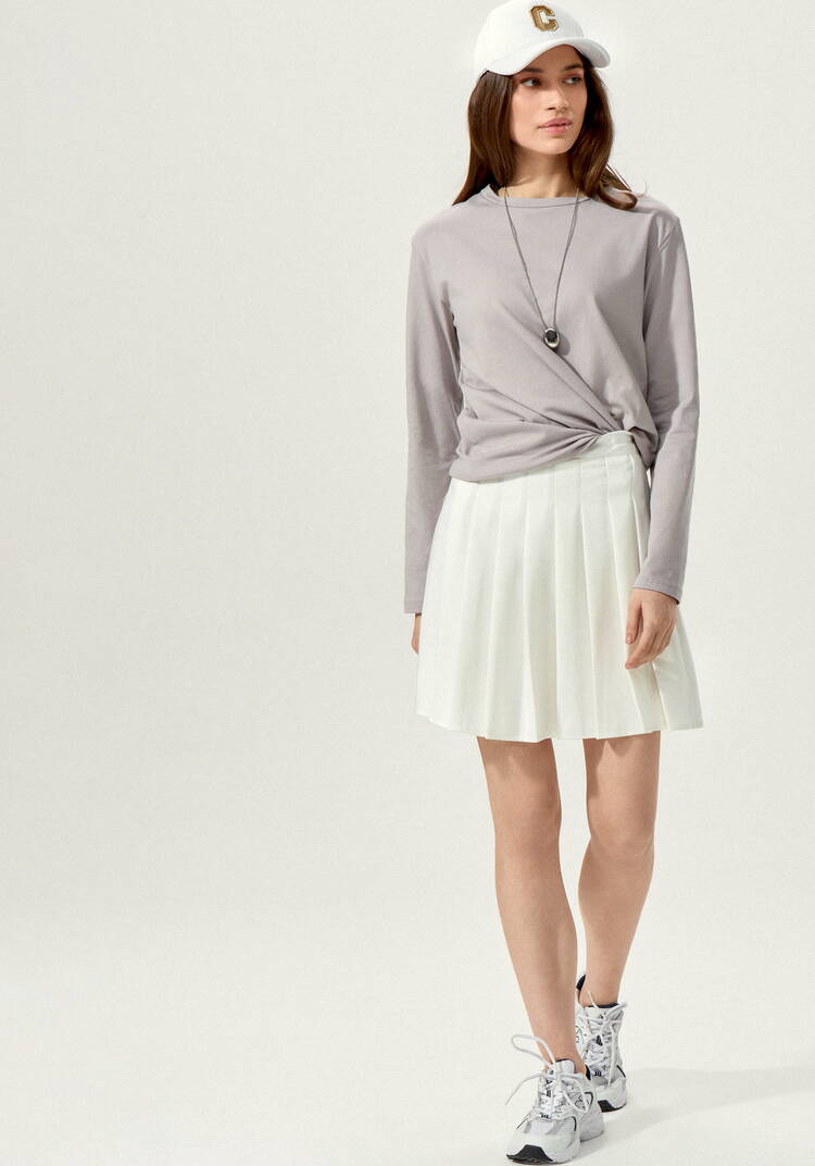 Лонгслив с круглым воротом из хлопка шир.  750, рис. 39