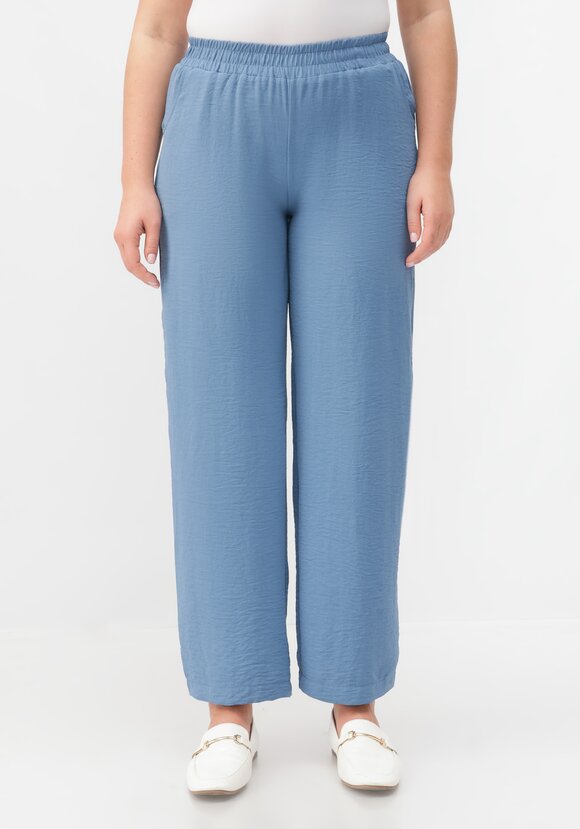 Брюки палаццо на резинке шир.  580, рис. 23