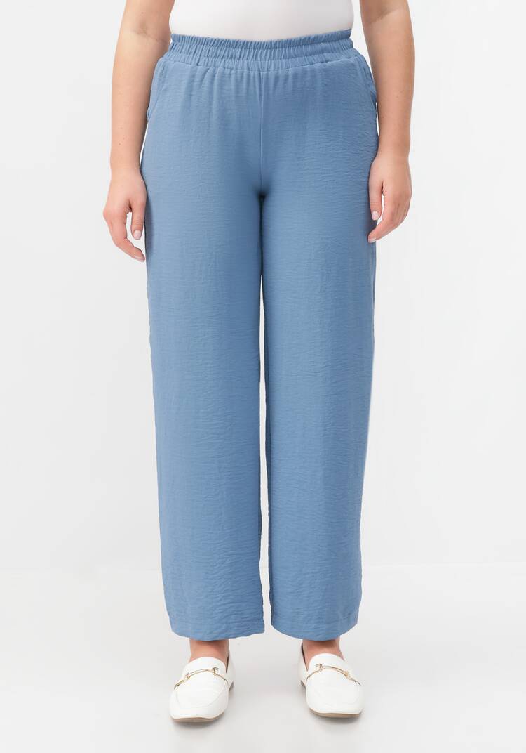 Брюки палаццо на резинке шир.  750, рис. 23