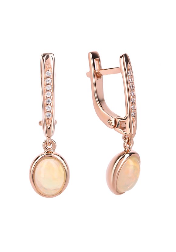 Серьги серебряные Таинственность шир.  580, рис. 2