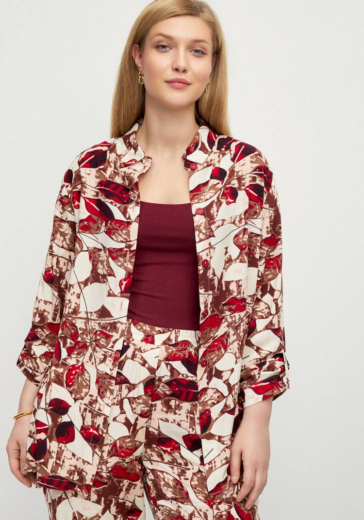 Блуза Калейдоскоп лепестков шир.  750, рис. 16