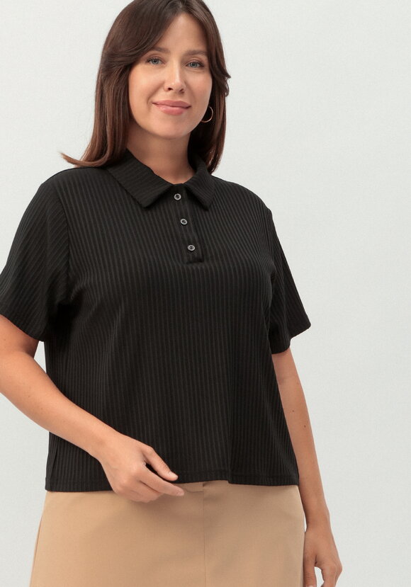 Поло с коротким рукавом из ткани лапша шир.  580, рис. 7