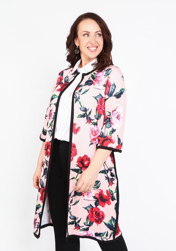 Кардиган Прекрасная Роза шир.  580, рис. 2