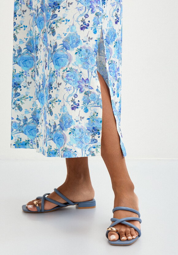 Платье свободного кроя изо льна шир.  580, рис. 7